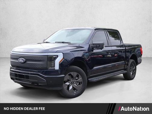 Antimatter Blue Metallic 2024 Ford F-150 Lightning Flash