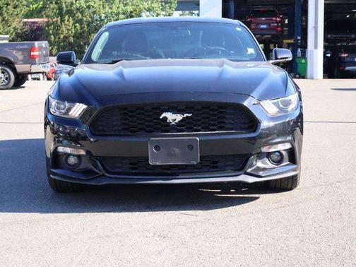 Black 2015 Ford Mustang EcoBoost Premium