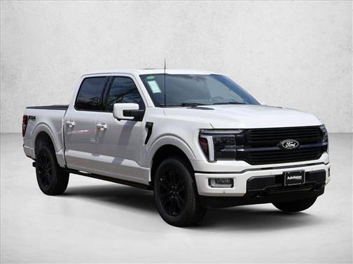 Star White Metallic Tri-Coat 2025 Ford F-150 Platinum