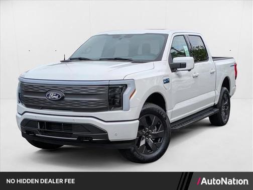 Oxford White 2025 Ford F-150 Lightning LARIAT