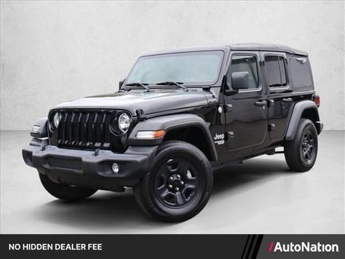 Black Clearcoat 2020 Jeep Wrangler Unlimited Sport