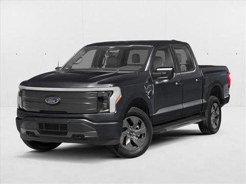 Agate Black Metallic 2025 Ford F-150 Lightning LARIAT