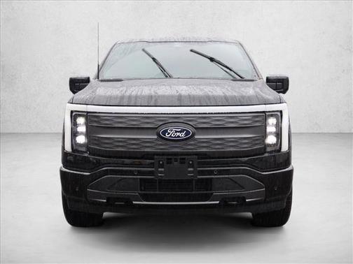 Agate Black Metallic 2025 Ford F-150 Lightning LARIAT
