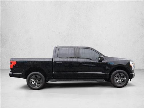Agate Black Metallic 2025 Ford F-150 Lightning LARIAT