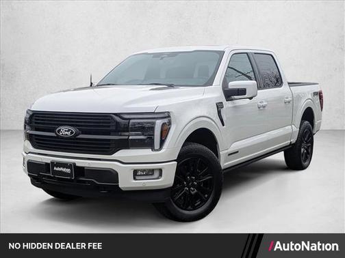 Star White Metallic Tri-Coat 2025 Ford F-150 Platinum