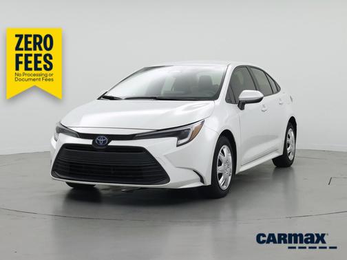White 2024 Toyota Corolla Hybrid LE