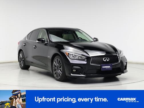 Black 2016 INFINITI Q50 Red Sport 400