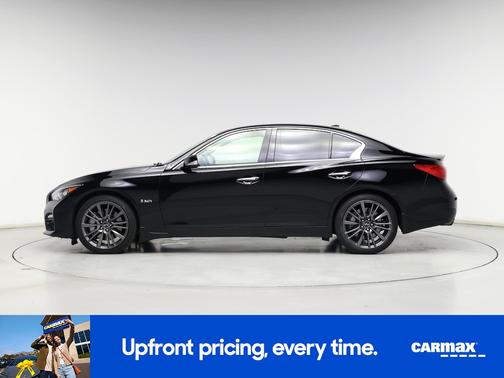 Black 2016 INFINITI Q50 Red Sport 400