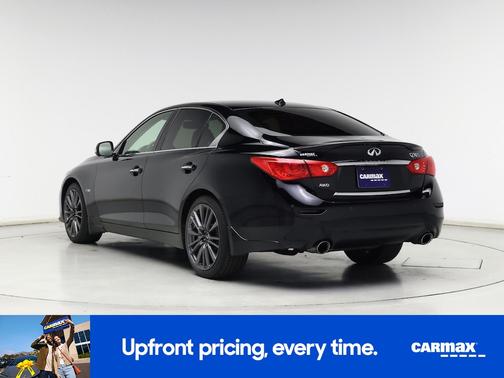 Black 2016 INFINITI Q50 Red Sport 400