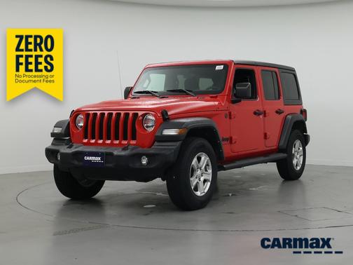 Red 2023 Jeep Wrangler Unlimited Sport S