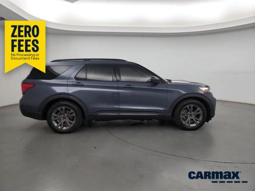 Blue 2021 Ford Explorer XLT