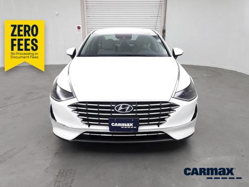 White 2023 Hyundai SONATA Hybrid SEL