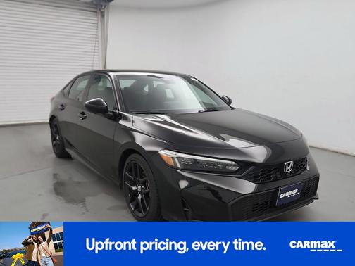 Black 2025 Honda Civic Sport