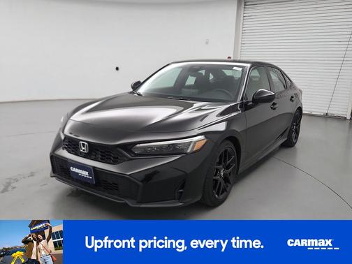 Black 2025 Honda Civic Sport