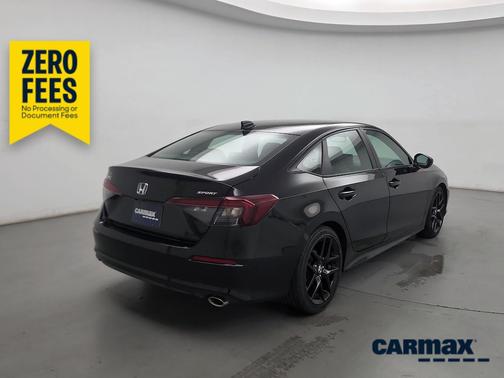 Black 2025 Honda Civic Sport