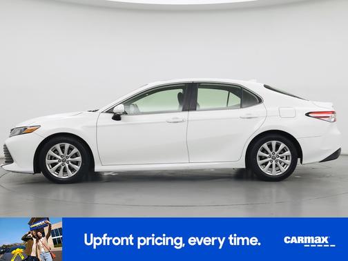 White 2019 Toyota Camry LE