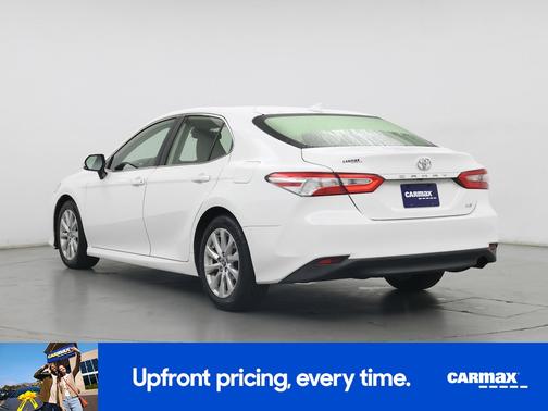 White 2019 Toyota Camry LE