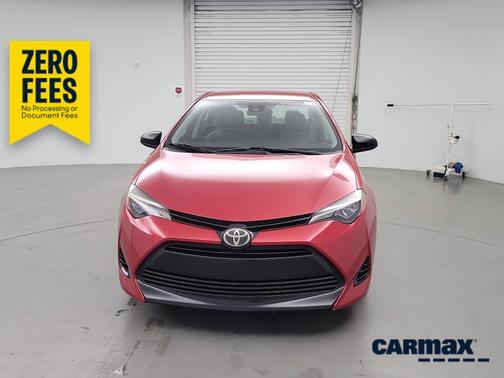 Red 2018 Toyota Corolla LE
