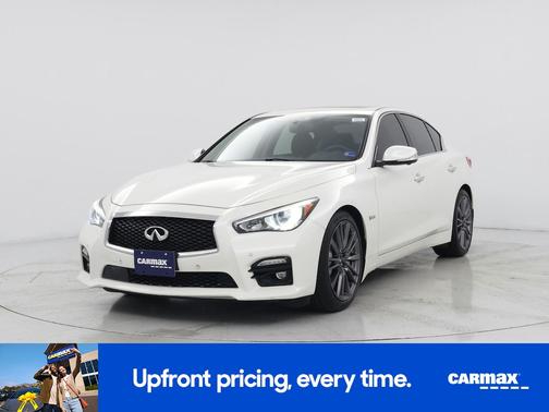 White 2016 INFINITI Q50 Red Sport 400
