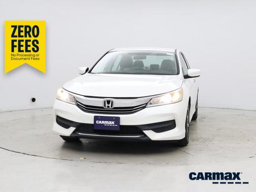 White 2016 Honda Accord LX