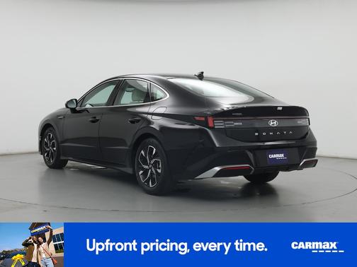 Black 2025 Hyundai SONATA SEL