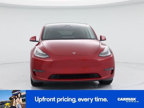 Red 2020 Tesla Model Y Long Range