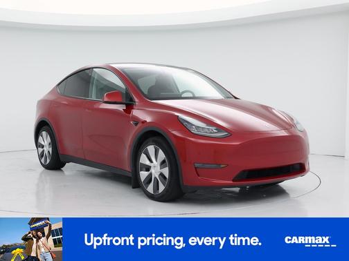 Red 2020 Tesla Model Y Long Range