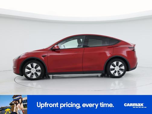 Red 2020 Tesla Model Y Long Range