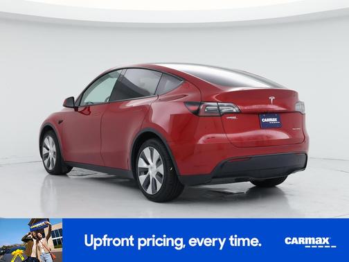 Red 2020 Tesla Model Y Long Range