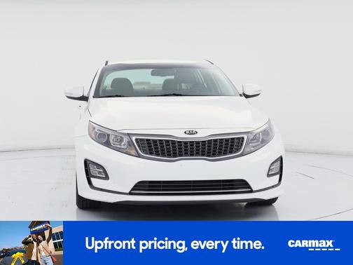 White 2015 Kia Optima Hybrid EX