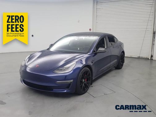 Blue 2023 Tesla Model 3 Performance