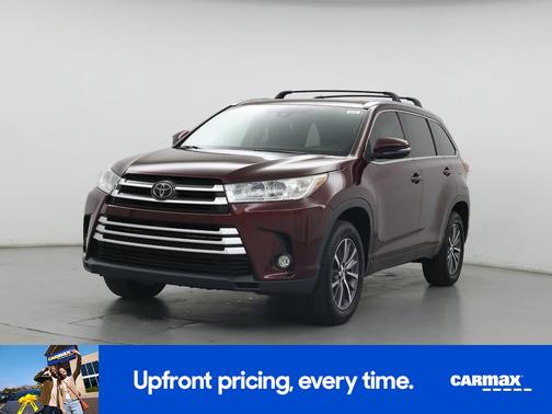 Burgundy 2018 Toyota Highlander XLE