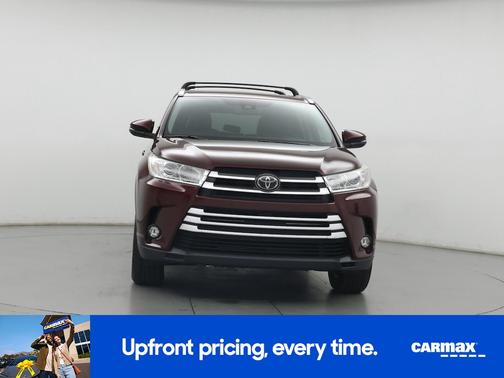 Burgundy 2018 Toyota Highlander XLE