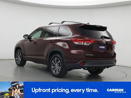 Burgundy 2018 Toyota Highlander XLE