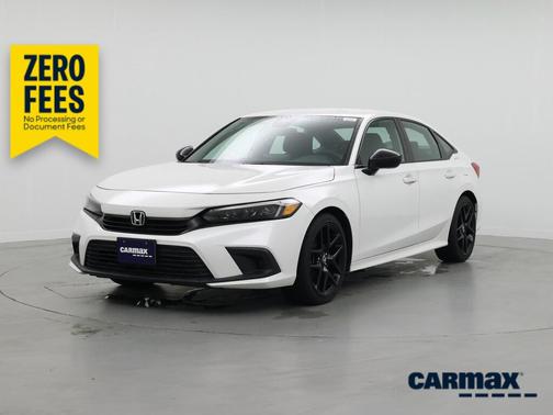 White 2023 Honda Civic Sport