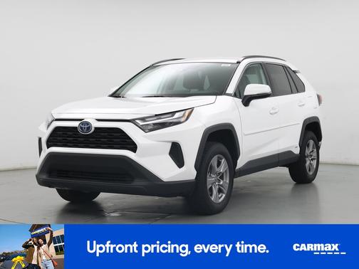 White 2024 Toyota RAV4 Hybrid LE