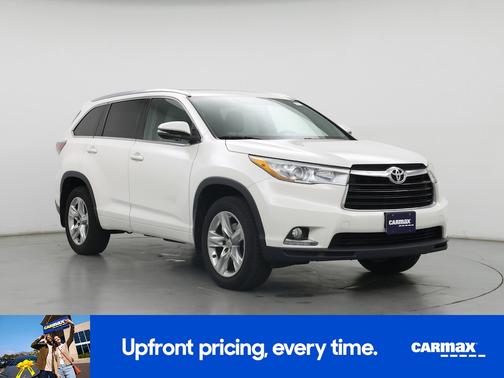 White 2015 Toyota Highlander Limited