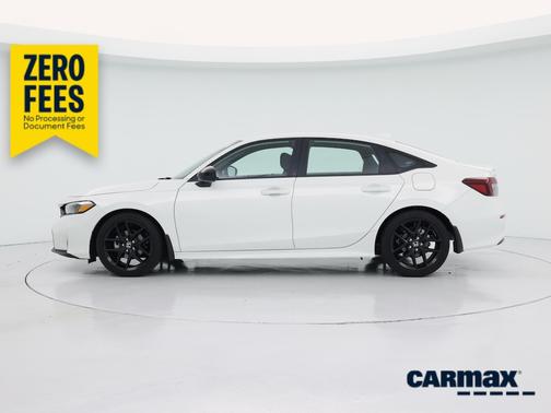 White 2025 Honda Civic Sport