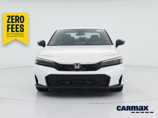 White 2025 Honda Civic Sport