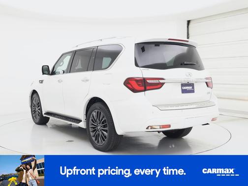 White 2023 INFINITI QX80 Sensory
