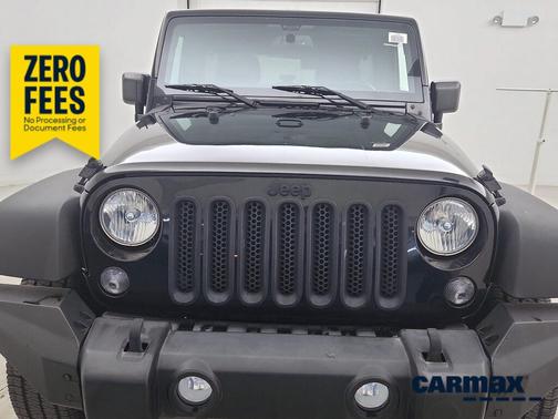 Black 2015 Jeep Wrangler Unlimited Willys Wheeler