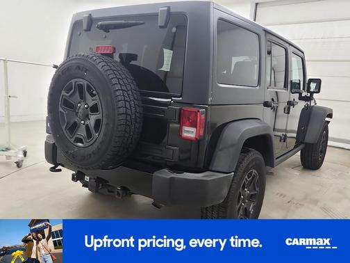 Black 2015 Jeep Wrangler Unlimited Willys Wheeler
