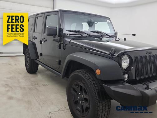 Black 2015 Jeep Wrangler Unlimited Willys Wheeler