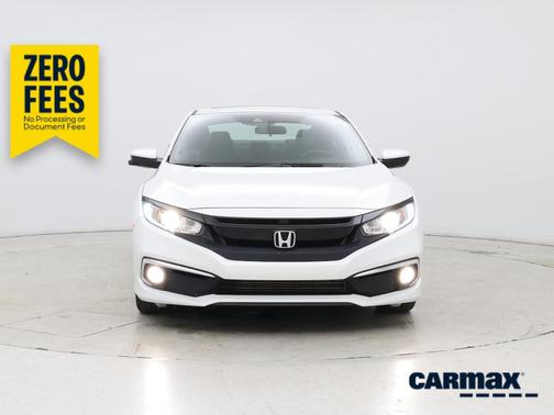 White 2019 Honda Civic EX