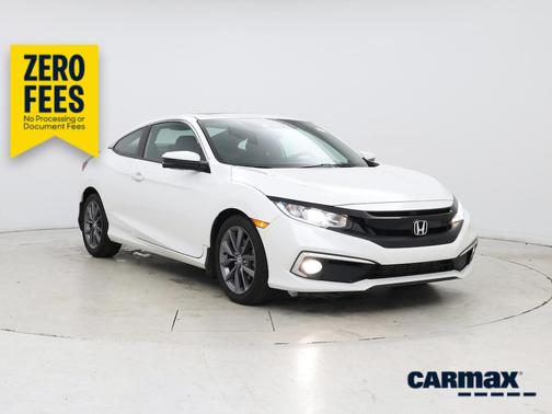 White 2019 Honda Civic EX