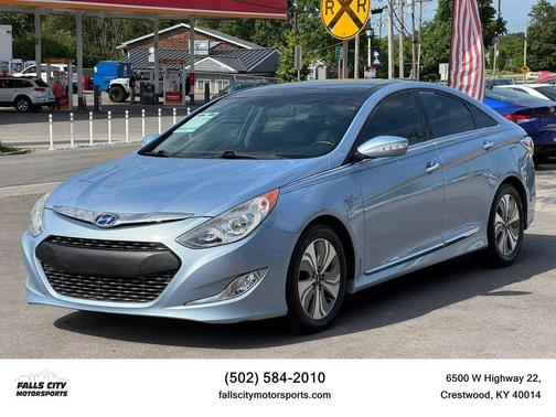 Blue Sky Metallic 2013 Hyundai SONATA Hybrid Limited