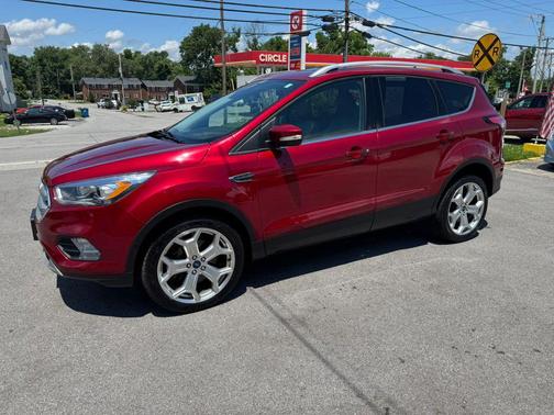 Burgundy 2018 Ford Escape Titanium