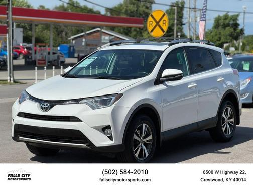 Super White 2016 Toyota RAV4 XLE