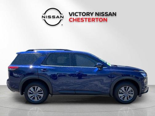 Deep Ocean Blue 2025 Nissan Pathfinder SV 4WD