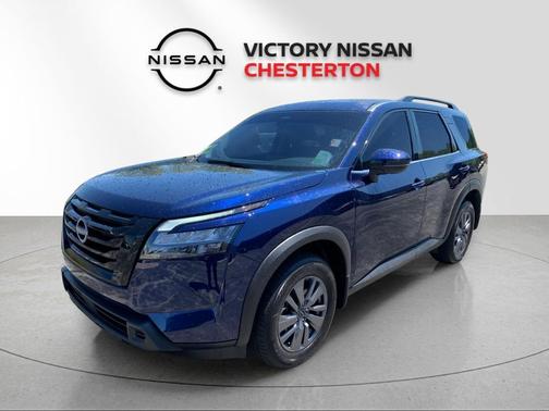 Deep Ocean Blue 2025 Nissan Pathfinder SV 4WD